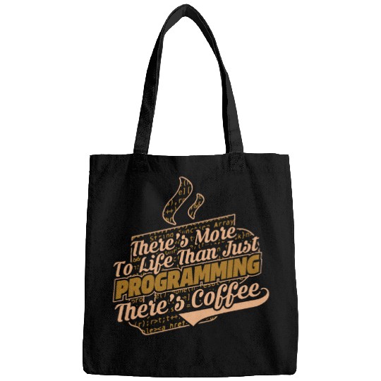 Funny Coder Coding Software Engineer Coffee Programmer Bags