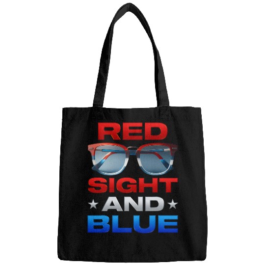 Optometry 4th of July Optician Optometrist Red Sight Blue Bags
