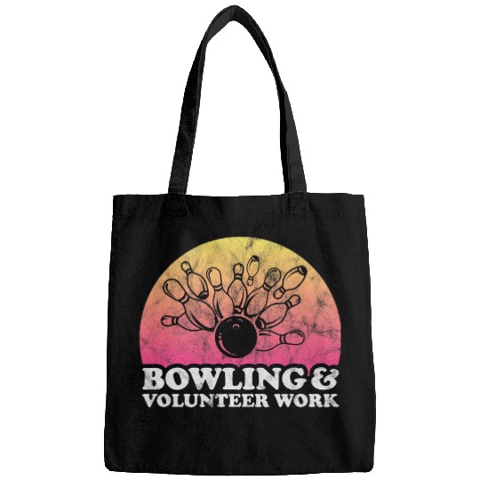 Bowling and Volunteer Work or Volunteer Worker Bags
