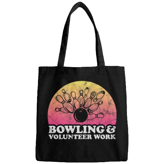 Bowling and Volunteer Work or Volunteer Worker Bags
