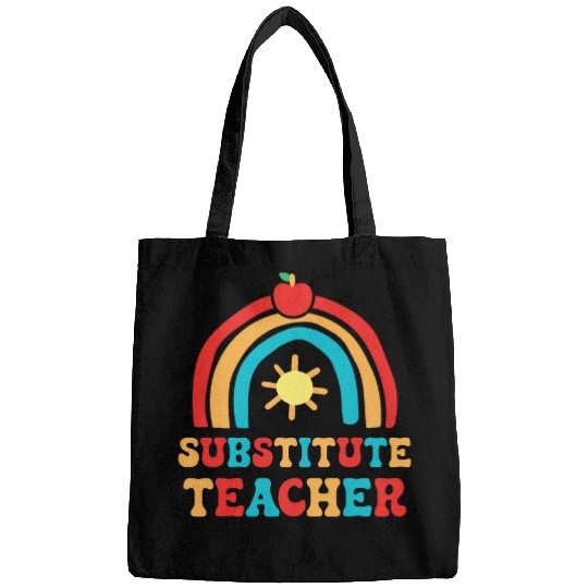Substitute Teacher Women Back To School Substitute Teacher 2 Bags