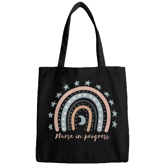 nurses In Progress Nursing School Student Boho Rainbow Cute Bags