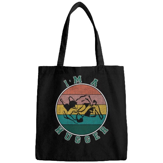 Im A Hugger Funny Wrestling Brazillian Jiu Jitsu Grappling Bags