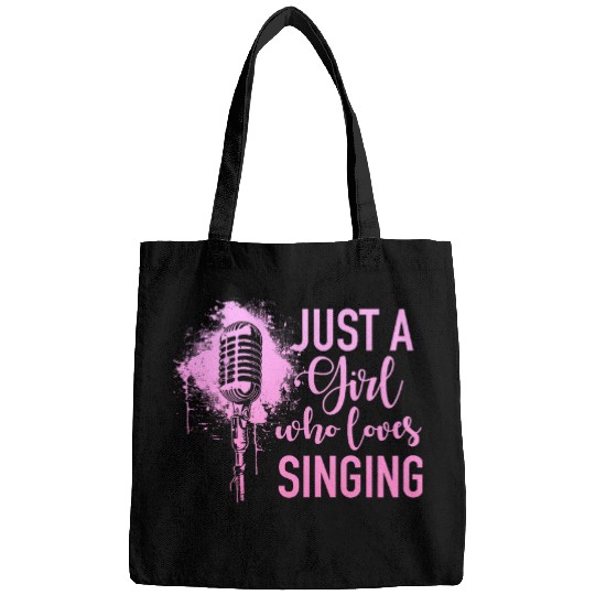 Singer vintages Microphone Flowers Singing Girl Choir Opera Bags