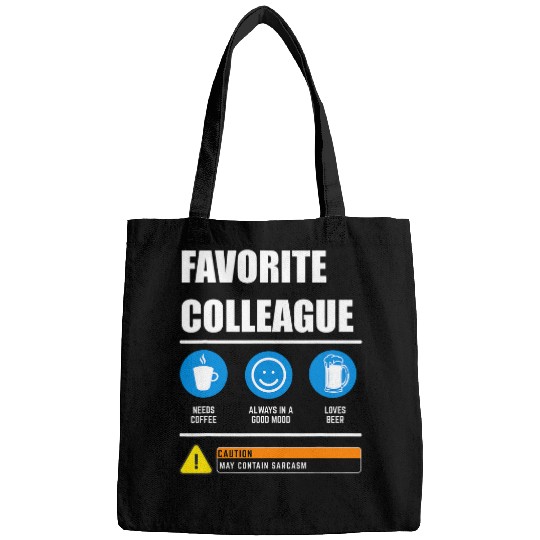 Favorite colleague safety instructions for workmate Bags
