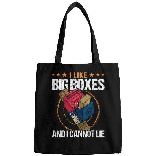 I Like Big Boxes And I Cannot Lie Mail Carrier Postal Worker Bags
