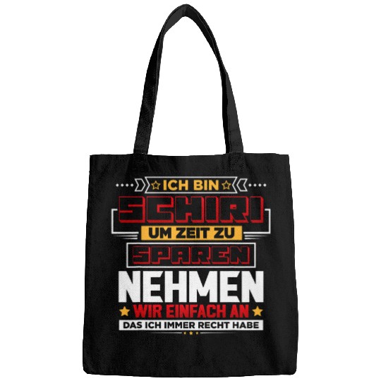 Ich bin Schiri Referee Football Bags