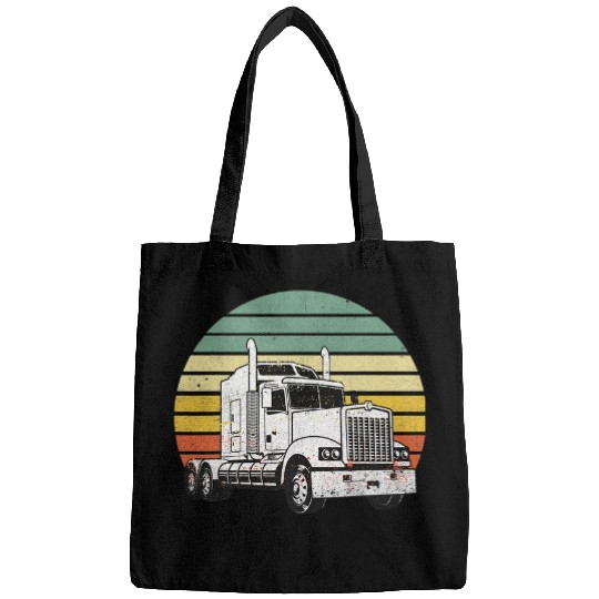 Mens Truck Driver Trucking Semi Truck Trucker Dad Bags