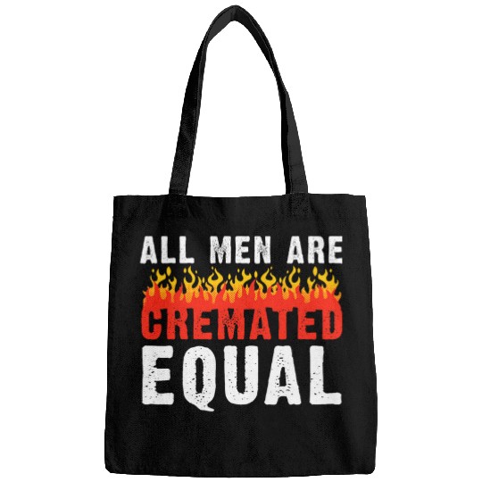 Funny Funeral Director Gift Mortician All Men Cremated Equal 3 Bags