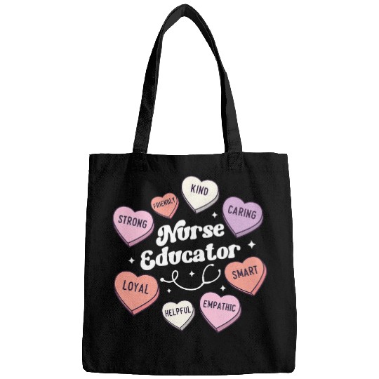 Valentines Day nurses Educator Groovy medicals Love Hearts Bags