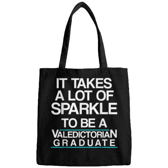 Valedictorian Graduate Class Pride Funny Graduation 1 Bags