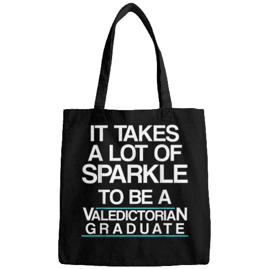 Valedictorian Graduate Class Pride Funny Graduation 1 Bags