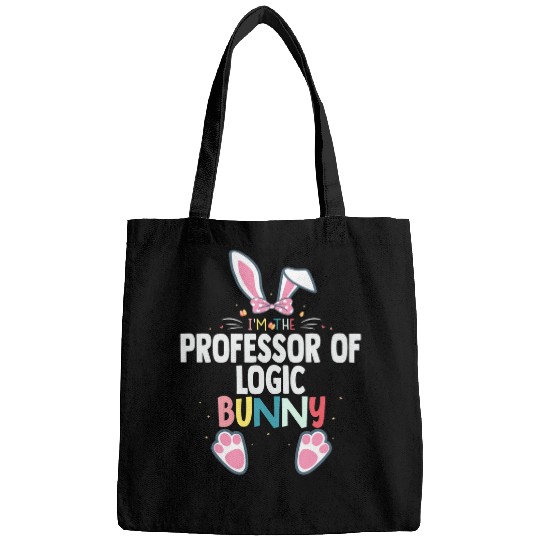 Im The Professor Of Logic Bunny Easter Day Rabbit Matching Bags