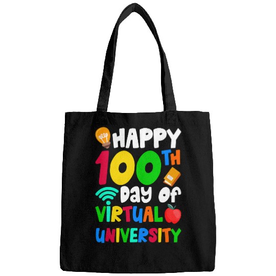 Happy 100th Days of Virtual University Teacher Student Bags
