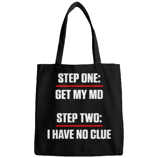 Med School Succeed medicals Doctor MD Degree Graduation Bags