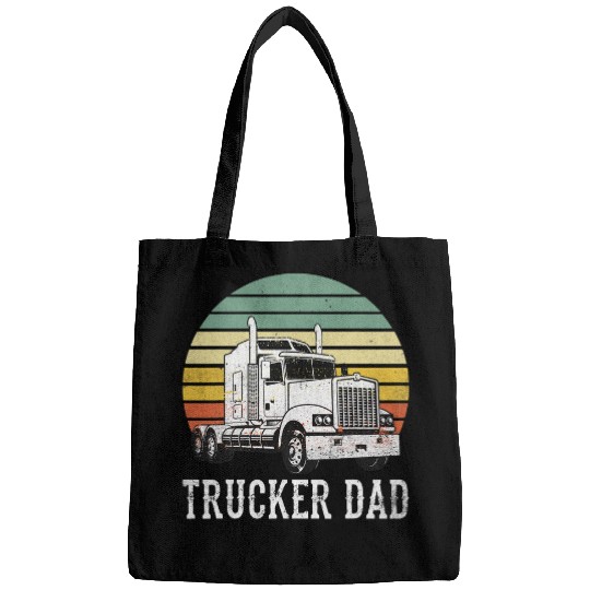 Mens Truck Driver Trucking Semi Truck Trucker Dad 3 Bags