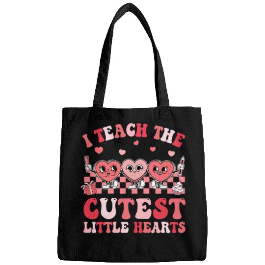 Valentines I Care For The Cutest Little Hearts nurses Bags