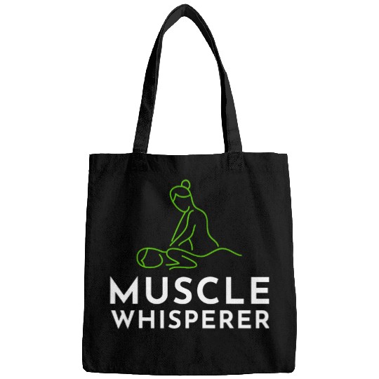 Massage Therapist Muscle Whisperer Physical Therapy Apparel Bags