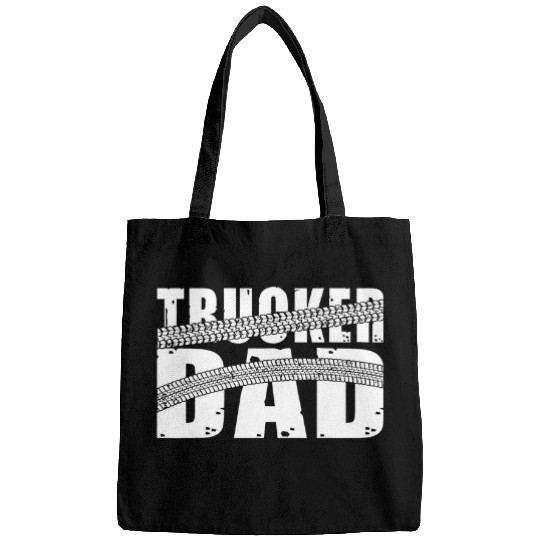 Mens Truck Driver Trucking Semi Truck Trucker Dad 1 Bags