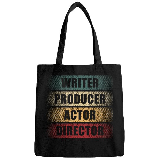 Writer Producer Actor Director Movie Film Making Retro Bags