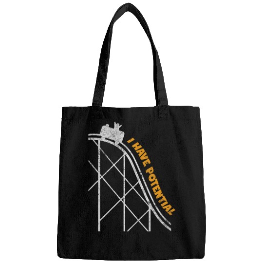 Physics I Have Potential Physicist Science Teacher Grunge Bags