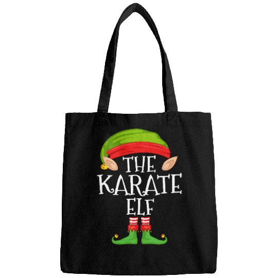 xmass Karate Elf Matching Kids Christmas Family Elf Bags