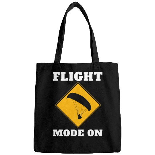 Paragliding Paraglider Pilot Parachute Flight Mode On Bags