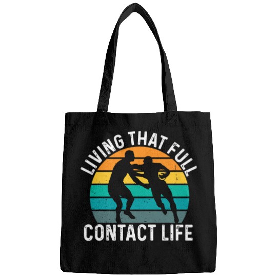 Living that full contact life Design for a Rugby Player Bags