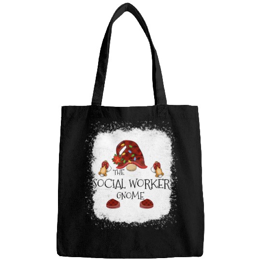 mb Social Worker Gnome Christmas Light Bleache Bags