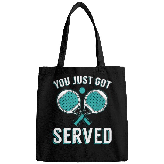 Funny Paddle Tennis Just Got Served Padel Tennis Fans Bags