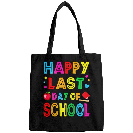 Happy Last Day Of School Funny End Of Year Teacher Student 5 Bags