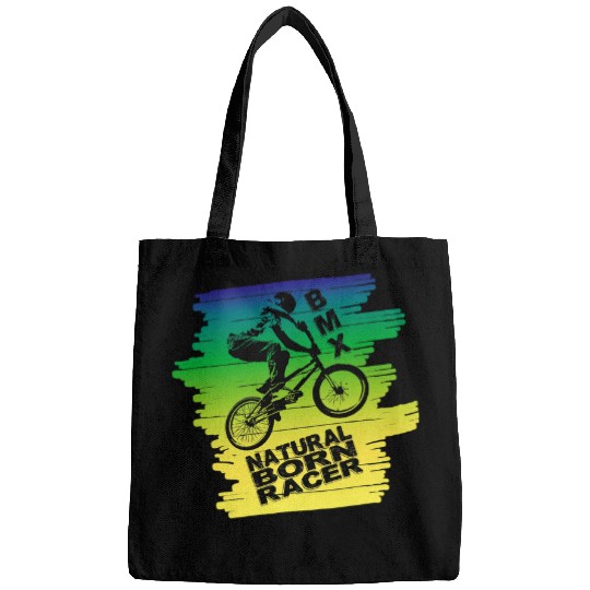 BMX Natural born racer vintages retro bicycle Bags