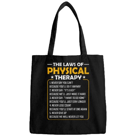 PT Physical Therapist The Laws Of Physical Therapy 7 Bags