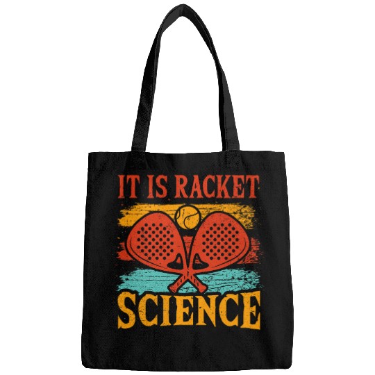 Funny Padel Quote It is Racket Science Padel Tennis 1 Bags
