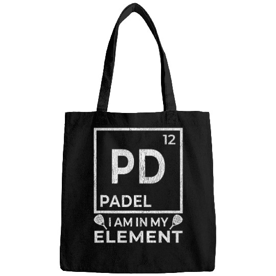 Funny Padel Pun Periodic Table For Padel Lovers Players Bags