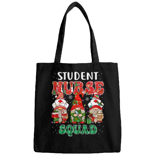 Student nurses Squad Christmas Gnome Cute Nursing Student Bags