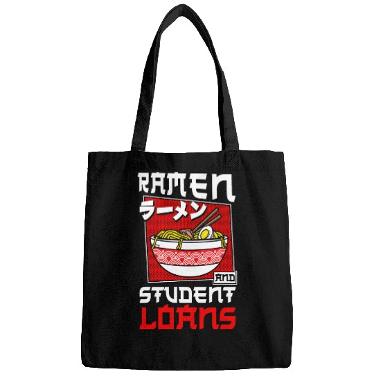 Ramen Noodle Bowl Love Japanese Kawaii Ramen And Student 2 Bags