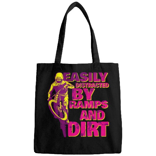 Distracted by Ramps and dirt stunt racer MTB BMX Bags
