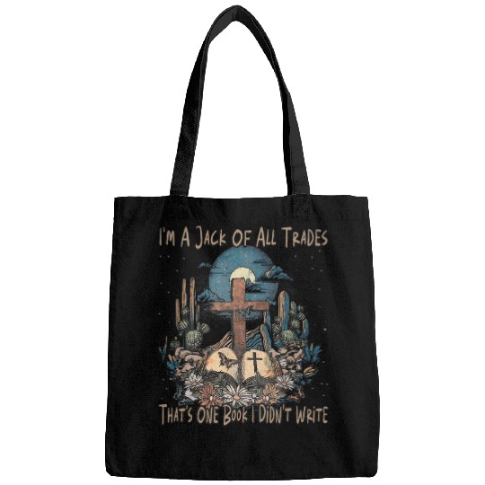 Im A Jack Of All Trades Thats One Book I Didnt Write Retro Bags