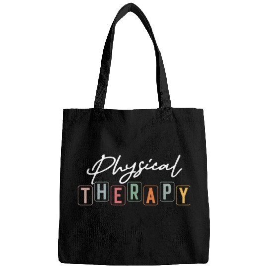 Physical Therapy Funny Physical Therapist pt therapist month 8 Bags