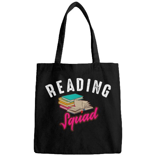 Cool Reading Squad Funny Team Book Reader Librarian Gift 2 Bags