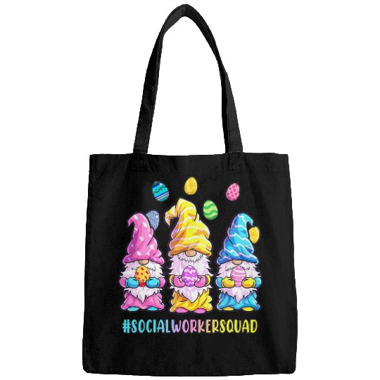 Social Worker Easter nurses Squad Gnomes Bags