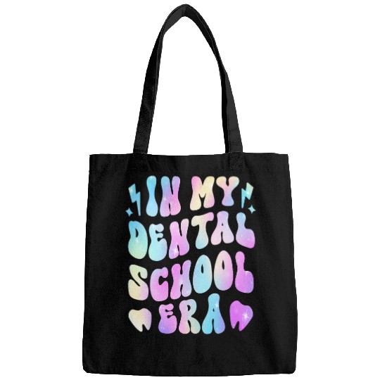 In My Dental School Era Dental Student Hygiene Tooth Tie Dye Bags
