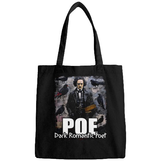 Writer Edgar Allan Poe Bags