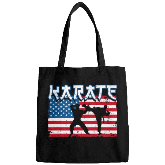 Taekwondo karate American USA flag karate Bags