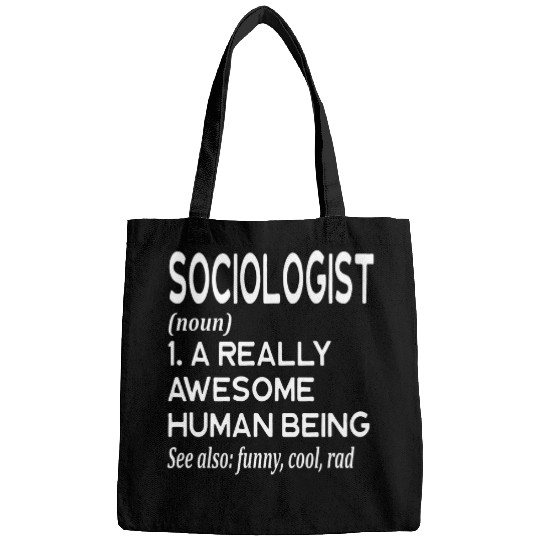 Sociologist Definition Funny Sociology Professor College Bags