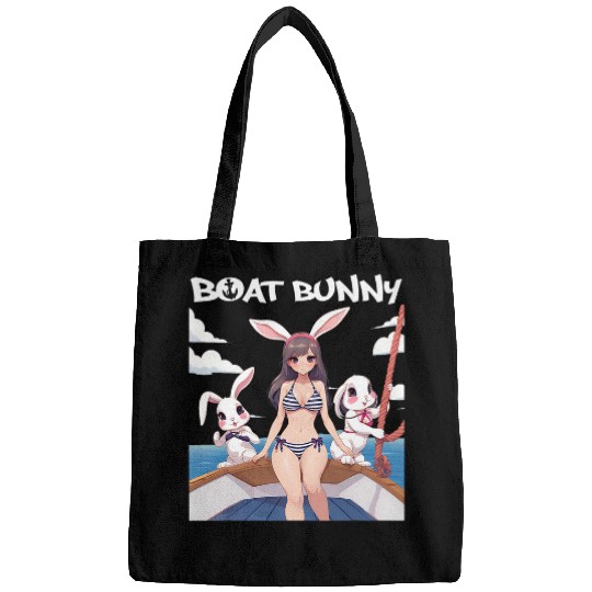Boat Bunny Bikini Girl Bunnies On A Yacht Ocean Cruise Women Bags