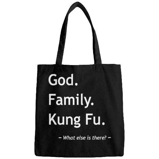 Christian Faith Jesus Christianity God Family Kung Fu Bags