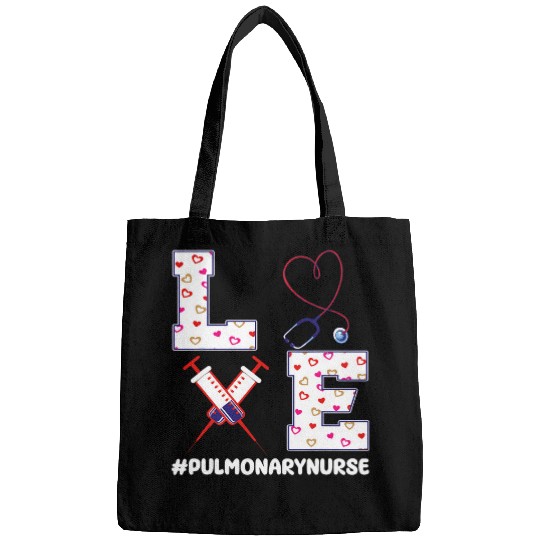 Pulmonary nurses Valentines Day Breathing Treatment Nursing Bags