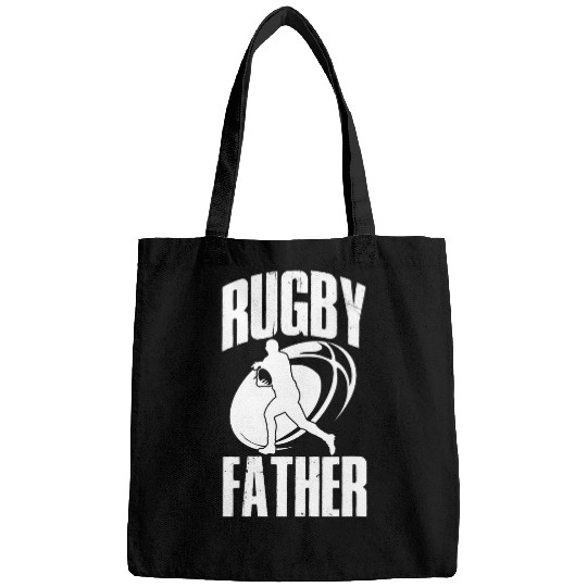 Mens Rugby Sports Funny Rugger League Rugby Father Rugby Player Bags